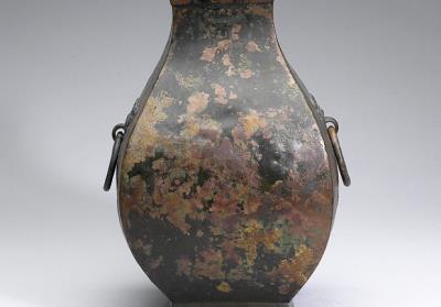 图片[2]-Fang wine vessel with animal-mask ring handles, Warring States period (475-221 BCE)-China Archive